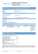 Retridex reiniger G500 - 4kg - SDS